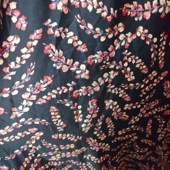 Navy blue floral slip dress - Picture 4 of 8